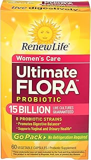 Renew Life Women’s Probiotic - Ultimate Flora Women's Care Go-Pack Probiotic Supplement - Shelf Stab