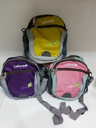 Lafuma休閒斜背包(紫/粉/綠)輕3層可手提