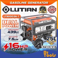 Mytools LUTIAN Gasoline Generator LT9000EN-7 16HP 439cc | Mesin Penjana Kuasa Enjin Petrol 4-Stroke
