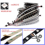 Xnbada 1-5M 5V WS2812B Led Strip Waterproof IP65 IP67 30Leds/m Led light strip WS2812 TV Backlight L