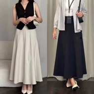 Haruka Skirt-Korean Loose Maxi Skirt Women's Skirt- Flare Skirt Skirt Korean Style