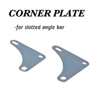 Slotted Angle Bar Plate / bracket besi angle rak lubang