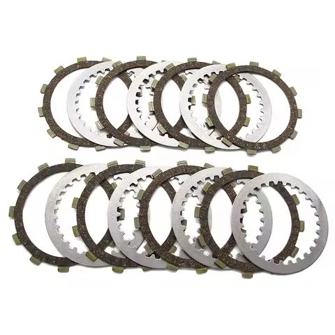 Motorcycle Clutch Disc Friction Piece Kit For Yamaha TT500C-D-F-G-H XT500C-D-E-F-G-H SR400 SR400SP S