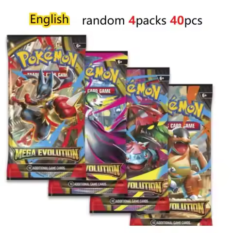 40pcs Pokemon Cards GX Vmax EX Mega Origin Brilliant Stars Card Shining Game Collection Battle Trans