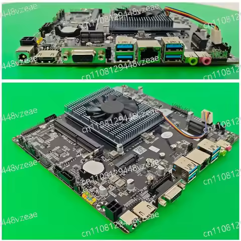 N150 New N100 N95 ITX Industrial Control Main Board Quad-core Flying Bull Black Synology NAS Small M