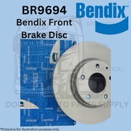 Genuine Bendix Isuzu D-max, Mazda BT-50 Front brake disc rotor BR9694