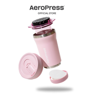 AeroPress Go Plus Travel Coffee Press - Black Beige Pink - Manual Brewing Equipment - Kitchenware & 