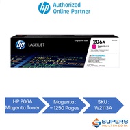 HP 206A Magenta Original LaserJet Toner Cartridge [W2113A]
