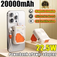 【CCC Certification】3c Powerbank 22.5W Fast charging 20000mah original Power bank With AC plug 充电宝771