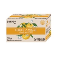 [Seoul Made] DAHADA Sweet citron 20 tea bags, citron tea, home cafe, cold brew tea.