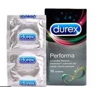 BARANG TERLARIS CONDOM DUREX PERFORMA, EXTENDED PLEASURE (1 KOTAK ISI 12 SACHET)