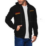 Baju Proton Exora EOCM Zip Hoodie Logo Embroidery Racing Car Tuning Casual Motorsport Performance Pa