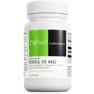 DAVINCI Labs Micronized DHEA 10mg - Helps to Support Healthy Aging, Hormone Balance, Brain Health, T