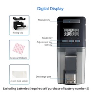 Automatic fish feeder WiFi pet intelligent feeder fish tank timed feeding goldfish turtle aquarium f