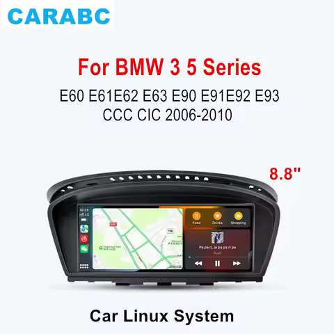 8.8" For BMW 3 5 Series E60 E61 E62 E63 E90 E91 E92 E93 M3 CCC CIC System GPS Navigation Wireless Ca