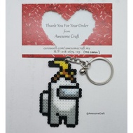 🔥READY STOCK🔥Handmade Among Us Keychain