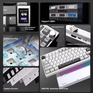 【Ti shop】 YUNZII AL80 Aluminum Wireless Mechanical Keyboard 75% Hot swappable RGB GASKET Custom Gami