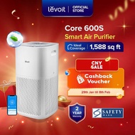 Levoit Core 600s Smart Air Purifier | Large Purification | H13 True HEPA | Light Sensor | Air Qualit