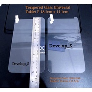 Tempered Glass Clear Universal Tablet 7.3inch / 7.5inch / 9.0inch / 10inch