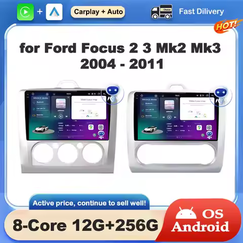 Android OS for Ford Focus 2 3 Mk2 Mk3 2004 - 2011 GPS Navigation 9 inch Car Multimedia Radio Player