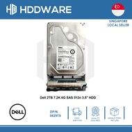 Dell 2TB 7.2K 6G SAS 512n 3.5" HDD // 0829T8 // HDEPC02DLA51