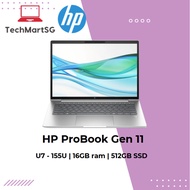 HP ProBook 440 Gen 11 | U7 - 155U | 16GB RAM | 512GB SSD (A77NSPT) [TechMartSG]
