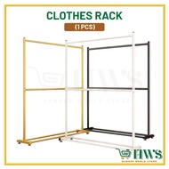 HWS DOUBLE LAYER CLOTHES DRYING RACK RAK BAJU RAK BAJU BESI PENYIDAI BAJU 1PCS