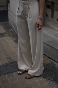 NOELLE - Elle Pant - กางเกงขายาว (Ivory)