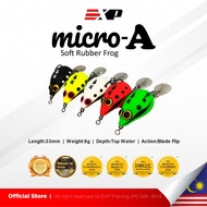 EXP Micro A Soft Rubber Frog Snakehead Fishing Lure Umpan Casting Haruan Gewang Katak Casting