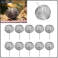 MUNDAN 10pcs Bonsai Baskets, Stainless Steel With Spikes Gardening Fertilization Baskets, Portable A