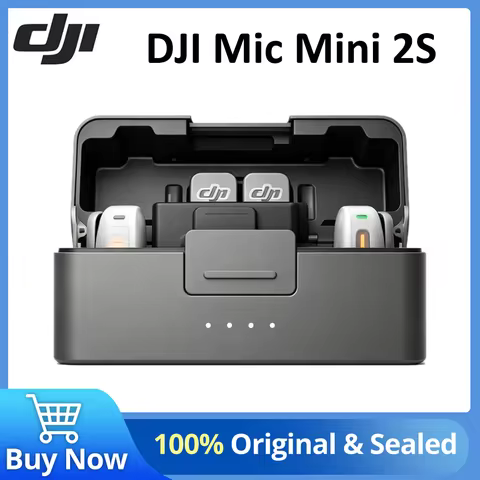 DJI Mic Mini 2S Wireless Microphone New DJI Microphone Model, Upgraded Enhanced Version Microphone B