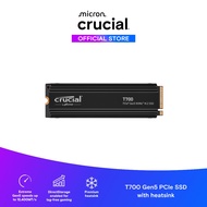 Crucial T700 1/2/4 TB PCIe Gen5 NVMe M.2 SSD with heatsink (T700SSD5)