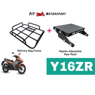 RAPIDO Monorack Y16ZR Foodpanda Grabfood Food Delivery Bag Frame Tapak Yamaha Y16 Accessories Yamaha
