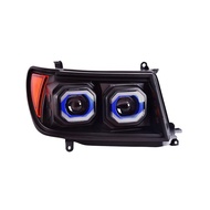 ชุดไฟหน้า Toyota Land Cruiser LC100 พร้อมเลนส์ LED DRL และไฟเลี้ยว