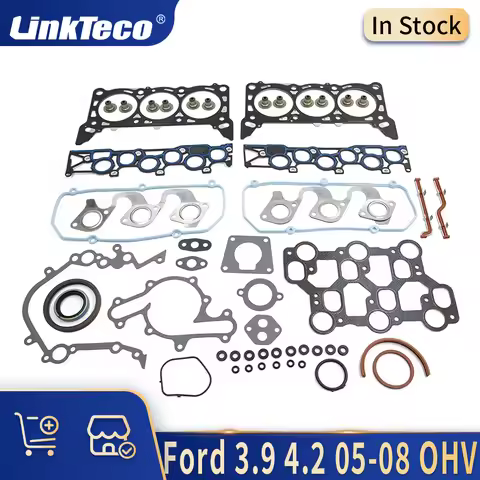 Engine Parts Full Gasket Cover Set Kit 3.9 4.2 L OHV GAS 05-08 For Ford F-150 Freestar F150 MERCURY 