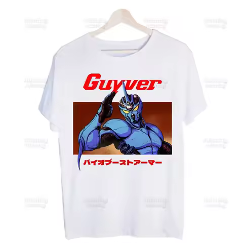 Guyver Bio Booster Armor Manga Anime Harajuku Men's Tshirt Printed Unisex Short Sleeve T Shirt Casua