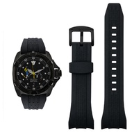 Watch Strap Male 26MM Width Silicone Bracelet for SEIKO Seiko VELATURA/SRH Series SPC007 Rubber Arc 