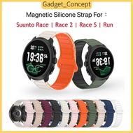 Strap For Suunto Race 2 , Suunto Race , Race S , Suunto Run High Quality Magnetic Design Color Strap