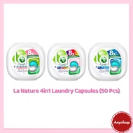 La Nature 4in1 Laundry Capsules 50 Pods la nature