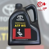 น้ำมันเกียร์ TOYOTA ATF WS 4ลิตร แท้ 100% น้ำมันเกียร์ออโต้TOYOTA