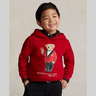 Polo Ralph Lauren Kids เสื้อฮู้ดดี้เด็กผู้ชาย Lunar New Year Polo Bear Fleece Hoodie รุ่น CWPOKNIB8020964 สีแดง
