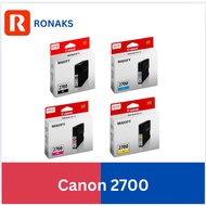 Canon PGI-2700 PGI 2700 / PGI-2700XL Black Cyan Magenta Yellow Ink Cartridge Original