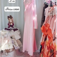 silk​ dress​ prom​ pink​
