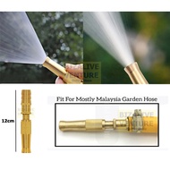 (100% Brass) Hose Nozzle High Pressure Adjustable Twist Host | Garden Hose Water Jet Sprayer | Muncu