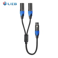 50cm XLR Splitter Cable 1 XLR Female To 2 XLR Male XLR Y Splitter Cable 1 XLR Male To 2 XLR Female X