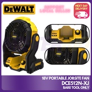 DEWALT 18V Portable Jobsite Fan, Strong Wind & Light Weight, Great for Outdoor or Indoor Activities,