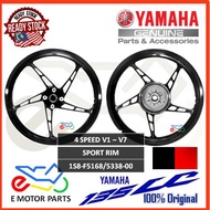 135LC 4 5 SPEED FI SPORT RIM 135LC V2 V7 V8 SPORT RIM LC NEW CAST WHEEL HITAM MERAH COPPER ORIGINAL YAMAHA