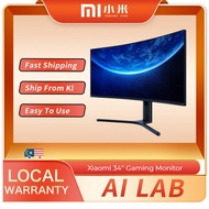 🔥Ready Stock🔥Xiaomi Curved Gaming Monitor Mi Surface34" 21:9 Gaming WQHD 2K (3440 x 1440)Display