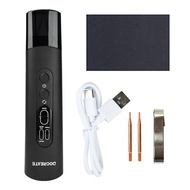 เครื่องเชื่อมแบบพกพา Docreate HU-10BL เครื่องเชื่อมแบบจุด DIY แบบมือถือ ปรับได้ 8 ระดับ สำหรับแบตเตอ