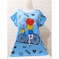 KJ0024 JUMBO GIRL'S T-SHIRT XXL | OVERSIZED CASUAL T-SHIRT | BIGSIZE T-SHIRT TOP | JUMBO XXL TOP